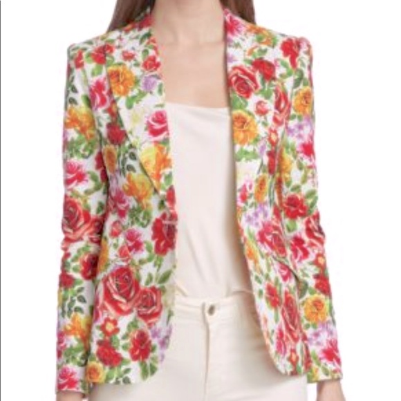 L'AGENCE Chamberlain Floral Blazer - Picture 1 of 3